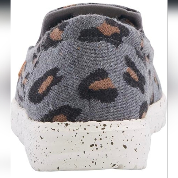 HEY  DUDE WOMEN'S MISTY  CHARCOAL CHEETAH - Picture 3 of 6